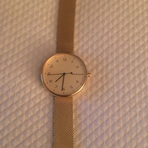 Skagen Gold tone watch
